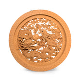 Dragon and Swan Wood Carving